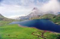 vue sur le pic du midi d'ossau  - Pyrénées